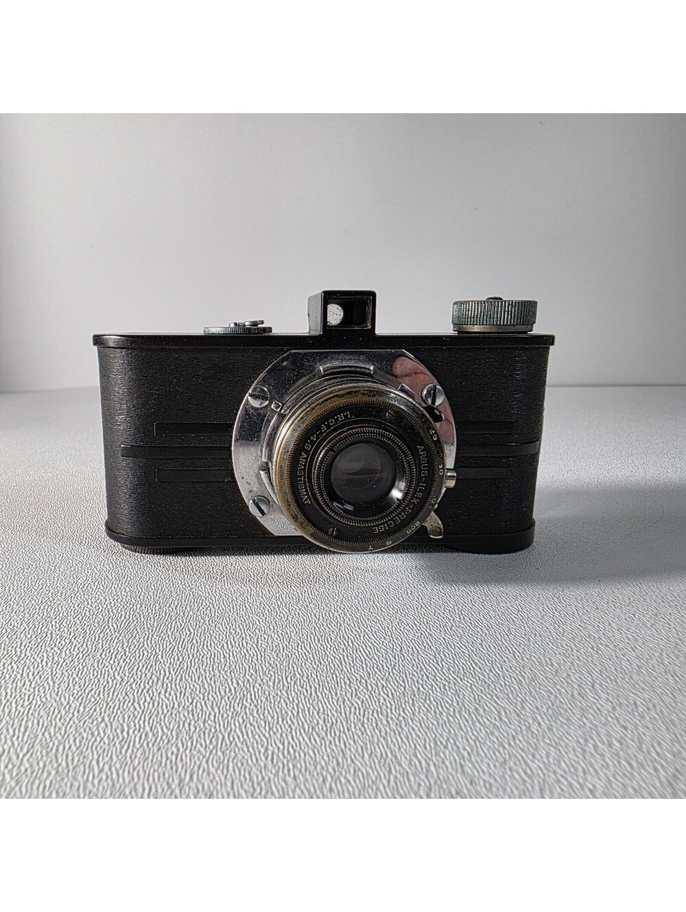Vintage Argus-Ilex-Precise Black 35mm Camera As Is Untested